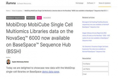 heavy debut MobiDrop and Illumina Joint Test Data Released